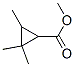 Cyclopropanecarboxylic acid, 2,2,3-trimethyl-, methyl ester (7CI,9CI) Struktur