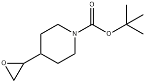 4-(2-Oxiranyl)-1-piperidinecarboxylic acid 1,1-dimethylethyl<br>ester Struktur