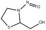 N-NITROSO-2-(HYDROXYMETHYL)THIAZOLIDINE Struktur