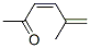 3,5-Hexadien-2-one, 5-methyl-, (Z)- (9CI) Struktur