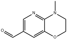 4-Methyl-3,4-dihydro-2H-pyrido[3,2-b][1,4]oxazine-7-carboxaldehyde Struktur