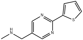 N-METHYL-(2-THIEN-2-YLPYRIMIDIN-5-YL)METHYLAMINE Struktur