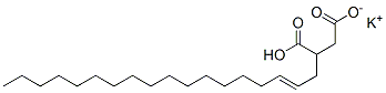 potassium hydrogen 2-octadecenylsuccinate Struktur