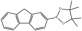 2-(9H-Fluoren-2-yl)-4,4,5,5-tetramethyl-[1,3,2]dioxaborolane Struktur