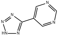 Pyrimidine, 5-tetrazol-5-yl- (7CI) Struktur