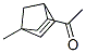 Ethanone, 1-(4-methylbicyclo[2.2.1]hept-5-en-2-yl)-, exo- (9CI) Struktur