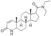 N,N-diethyl-3-oxo-4-azaandrost-1-ene-17-carboxamide Struktur