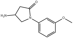 4-amino-1-(3-methoxyphenyl)pyrrolidin-2-one(SALTDATA: HCl) Struktur