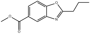 Methyl 2-propylbenzo[d]oxazole-5-carboxylate Struktur