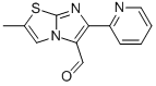 2-METHYL-6-(2-PYRIDINYL)IMIDAZO[2,1-B]THIAZOLE-5-CARBOXALDEHYDE Struktur