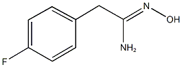 2-(4-fluorophenyl)-N'-hydroxyethanimidamide Struktur