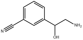 Benzonitrile,  3-(2-amino-1-hydroxyethyl)- Struktur