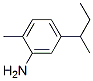 o-Toluidine,  5-sec-butyl-  (7CI) Struktur