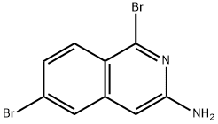 1,6-DIBROMO-3-ISOQUINOLINAMINE Struktur