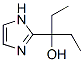 1H-Imidazole-2-methanol,  -alpha-,-alpha--diethyl- Struktur