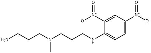 3-(2,4-dinitroanilino)-3'-amino-N-methyldipropylamine Struktur