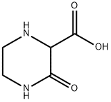 3-OXO-PIPERAZINE-2-CARBOXYLIC ACID
 Struktur