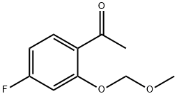 1-(4-Fluoro-2-MethoxyMethoxy-phenyl)-ethanone Struktur