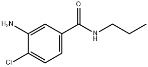 3-amino-4-chloro-N-propylbenzamide Struktur