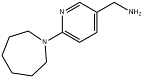 [6-(1-Azepanyl)-3-pyridinyl]methanamine Struktur