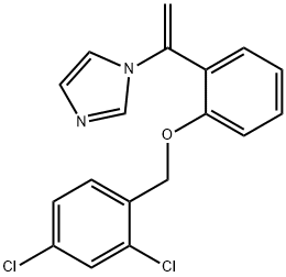 1-[1-[2-[(2,4-Dichlorophenyl)methoxy]phenyl]ethenyl]-1H-imidazole Struktur