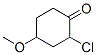 Cyclohexanone,  2-chloro-4-methoxy- Struktur