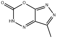 Pyrazolo[4,3-e][1,3,4]oxadiazin-3(2H)-one,  7-methyl- Struktur