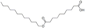 dodecyl hydrogen sebacate Struktur