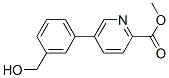 5-(3-Hydroxymethylphenyl)pyridine-2-carboxylic acid methyl ester Struktur