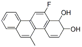 1,2-dihydro-1,2-dihydroxy-12-fluoro-5-methylchrysene Struktur