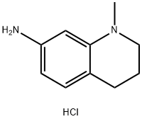 N-METHYL-1,2,3,4-TETRAHYDRO-7-QUINOLINAMINE HYDROCHLORIDE Struktur