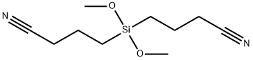 BIS(3-CYANOPROPYL)DIMETHOXYSILANE Struktur