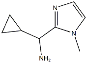 1-CYCLOPROPYL-1-(1-METHYL-1H-IMIDAZOL-2-YL)METHANAMINE Struktur