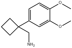 [1-(3,4-dimethoxyphenyl)cyclobutyl]methanamine Struktur