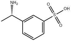 Benzenesulfonic acid, 3-[(1S)-1-aminoethyl]- Struktur