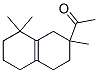 1-(1,2,3,4,5,6,7,8-octahydro-2,8,8-trimethyl-2-naphthyl)ethan-1-one Struktur