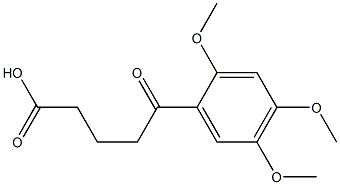 5-(2,4,5-TRIMETHOXYPHENYL)-5-OXOVALERIC ACID Struktur