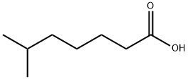 6-METHYLHEPTANOIC ACID Struktur