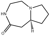 (9aS)-hexahydro-1H-Pyrrolo[1,2-d][1,4]diazepin-2(3H)-one Struktur