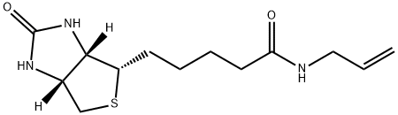 (3S,4S,6R)-5-{2-Oxo-hexahydro-1H-thieno[3,4-d]imidazolidin-4-yl}-N-(prop-2-en-1-yl)pentanamide Struktur