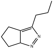 Cyclopentapyrazole,  4,5,6,6a-tetrahydro-3-propyl- Struktur