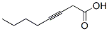 3-Octynoic Acid Struktur