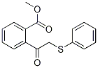 Methyl 2-(2-(phenylthio)acetyl)benzoate Struktur