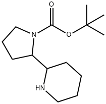 TERT-BUTYL 2-PIPERIDIN-2-YLPYRROLIDINE-1-CARBOXYLATE Struktur