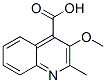 Cinchoninic acid, 3-methoxy-2-methyl- (7CI) Struktur