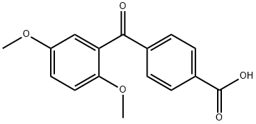 4-(2,5-DIMETHOXY-BENZOYL)-BENZOIC ACID Struktur