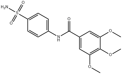 3,4,5-TRIMETHOXY-N-(4-SULFAMOYL-PHENYL)-BENZAMIDE Struktur