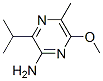 Pyrazinamine, 6-methoxy-5-methyl-3-(1-methylethyl)- (9CI) Struktur