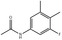 Acetamide,  N-(3-fluoro-4,5-dimethylphenyl)- Struktur