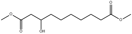 3-hydroxydecanedioc acid dimethyl ester Struktur